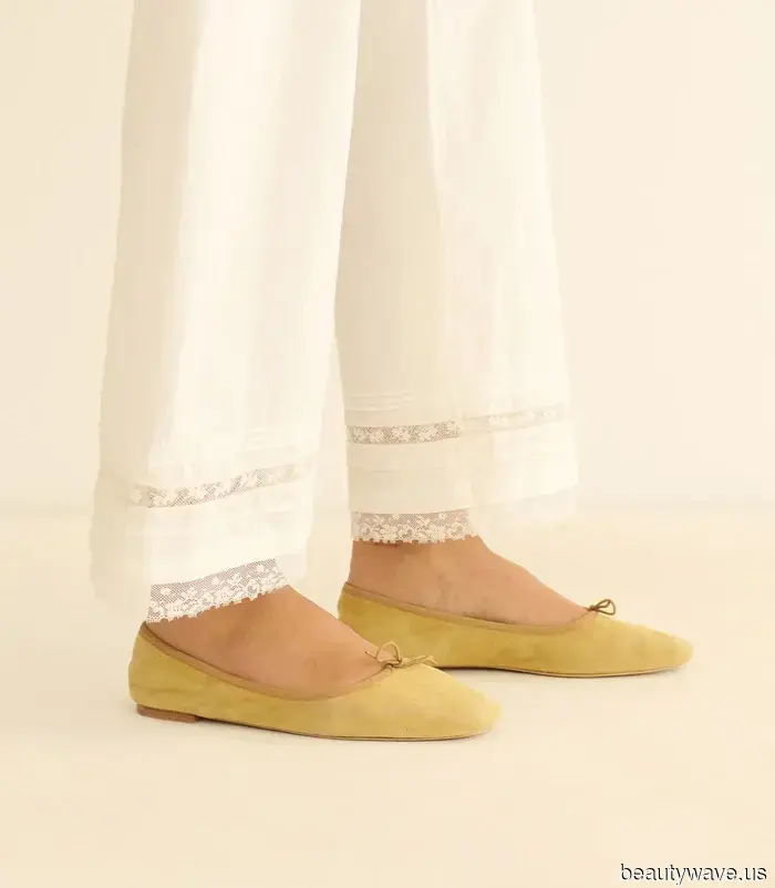 Not Jeans, Not Trousers—This Summer, NY It Girls Will Sport Flats With This Stylish Pant Trend.