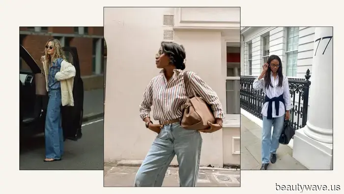 When Parisians and Londoners are uncertain about their outfits, they opt for this simple jeans-and-top combination.