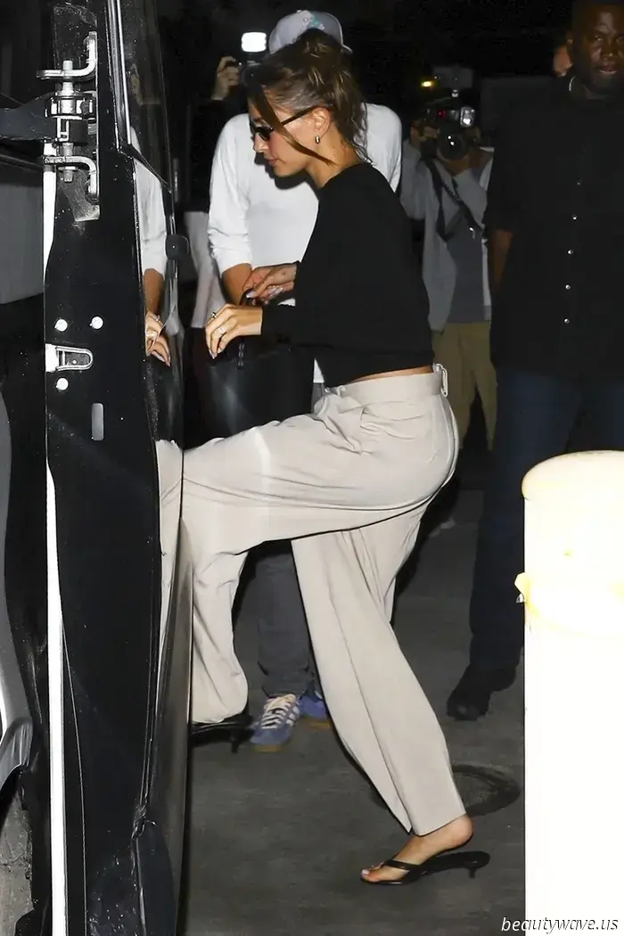 Observed on Kendall and Hailey: The Pant Color Trend That People Are Choosing Over Blue Jeans.