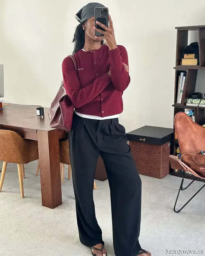 This pant style paired with flip-flops forms the most stylish combination we've encountered all summer.
