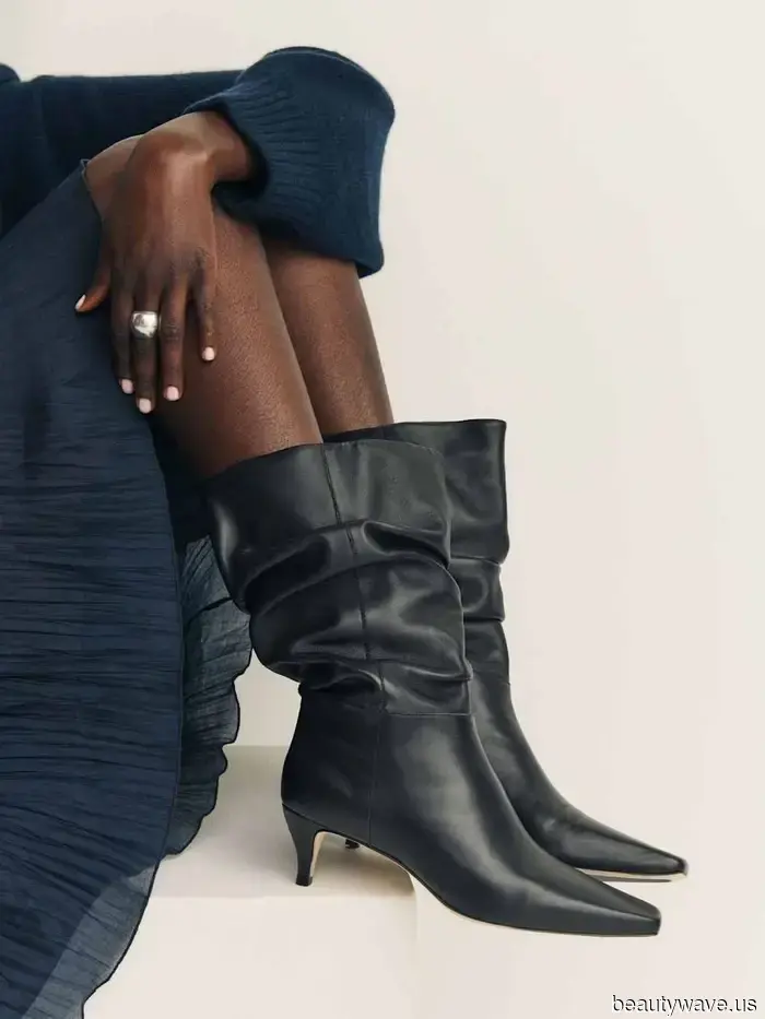 Если вы собираетесь носить платье с ботильонами, это тренд, который выглядит наименее устаревшим.
