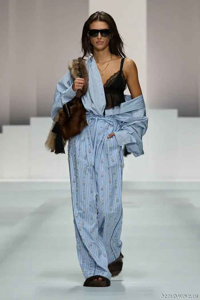 Miranda Priestly in der ersten Reihe, Pyjamas auf dem Laufsteg — Dolce & Gabbana Frühjahr 2026 war eine Studie über das Ankleiden…