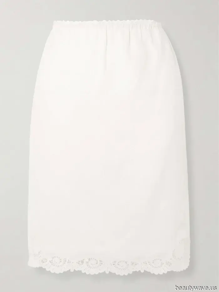 While white maxi skirts are stylish, this particular skirt trend is gaining popularity this summer.