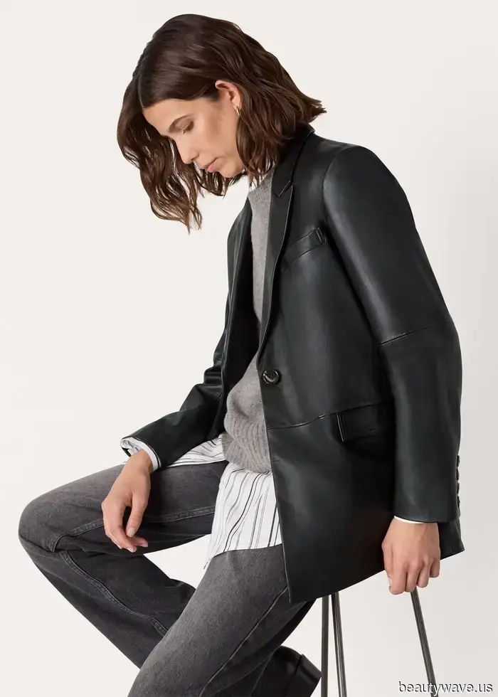 I Can’t Believe It—The Leather Jacket That Trendy Londoners Keep Wearing Is Now on Sale for Black Friday.