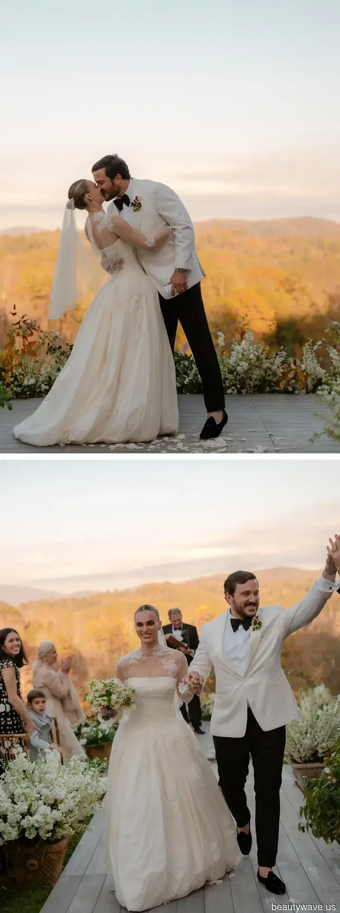 The Bride Wore Danielle Frankel and Vintage Ralph Lauren for Her Wedding at Blackberry Farm.