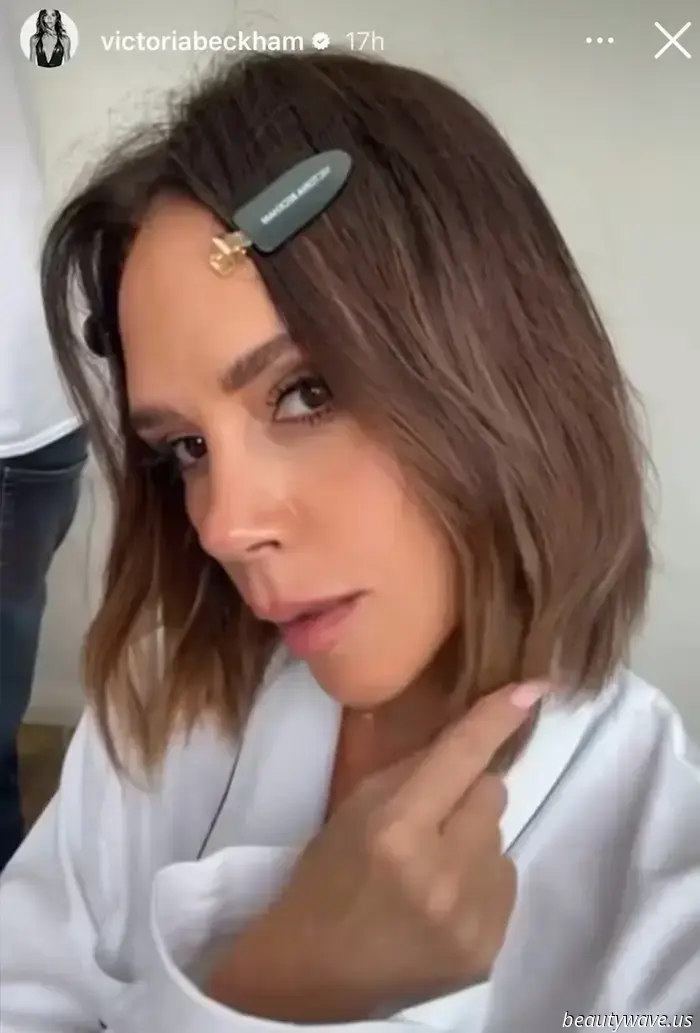 Hold on, Victoria Beckham has just subtly transformed her hair into a "skimmed bob" haircut.