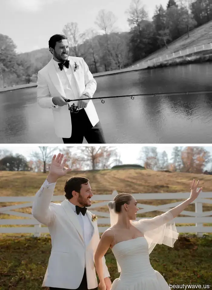 The Bride Wore Danielle Frankel and Vintage Ralph Lauren for Her Wedding at Blackberry Farm.