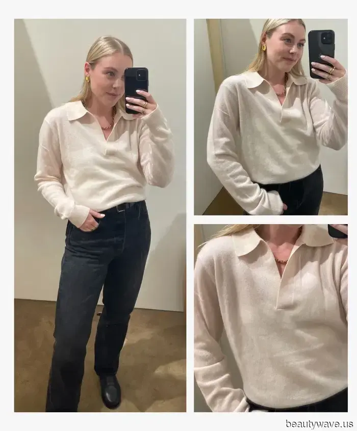 I spent several hours trying on cashmere, and all of my favorite finds are from this one brand.