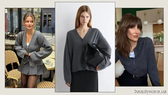 Es ist wahr: Französische Frauen tauschen ihre roten Cardigans gegen dieses trendige, grundlegende Strickstück.