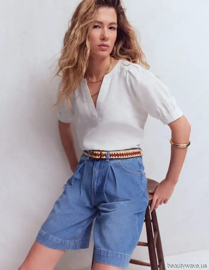 No, not cotton tees: refined dressers will be opting for this lovely top style instead this summer.
