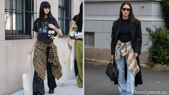 Forget Silk Scarves—Fashion Enthusiasts Everywhere Are Now Wrapping This Fall Essential Around Their Waists Instead.