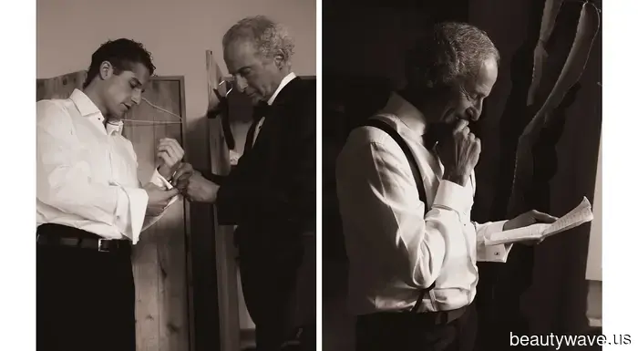 This fashion-forward couple got married at a 19th-century Sicilian masseria, donning custom outfits created by the bride.
