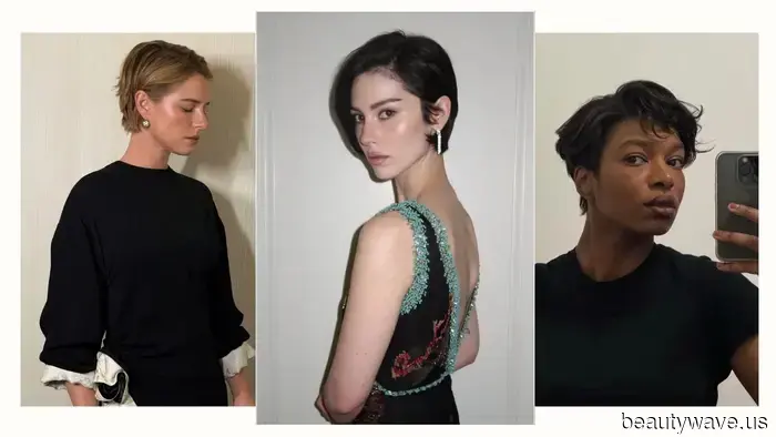 I’m declaring it: The tucked pixie will outshine the bob this spring.