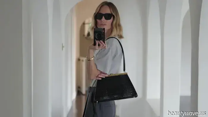 Anine Bing brachte eine neue, atemberaubende Tasche heraus und ist das Gesicht der Kampagne — Hello, It Style