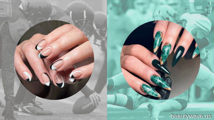 Football Season Is Here—24 (Non-Cliché) Manicures to Embrace Your Inner WAG