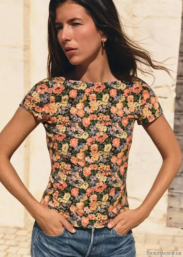Le donne francesi stanno abbandonando i delicati fiori per questa audace tendenza di stampa estiva.