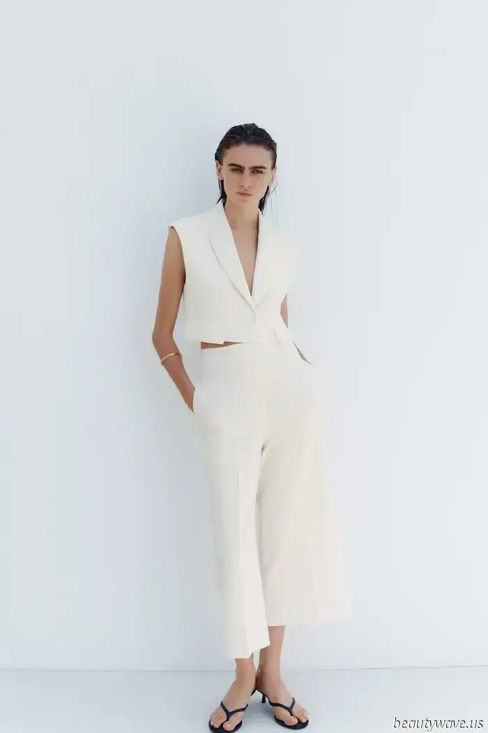 Le donne francesi sanno che questo pantalone anti-denim rende ogni outfit molto più lussuoso.