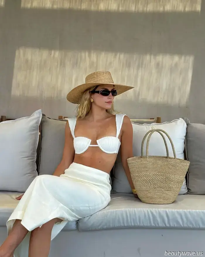 Just so you know, the accessory trend that everyone is pairing with swimsuits at the moment is available for $26 at H&M.