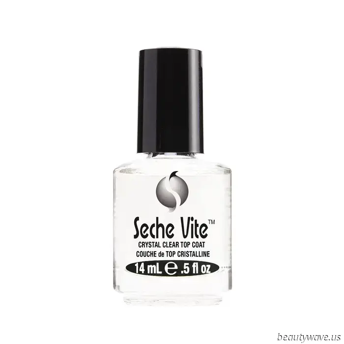 If you find French tips uninteresting, you should consider the half-moon manicure instead.