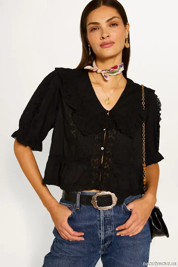 I'm not discarding my white blouses, but I continue to opt for this stylish alternative instead.