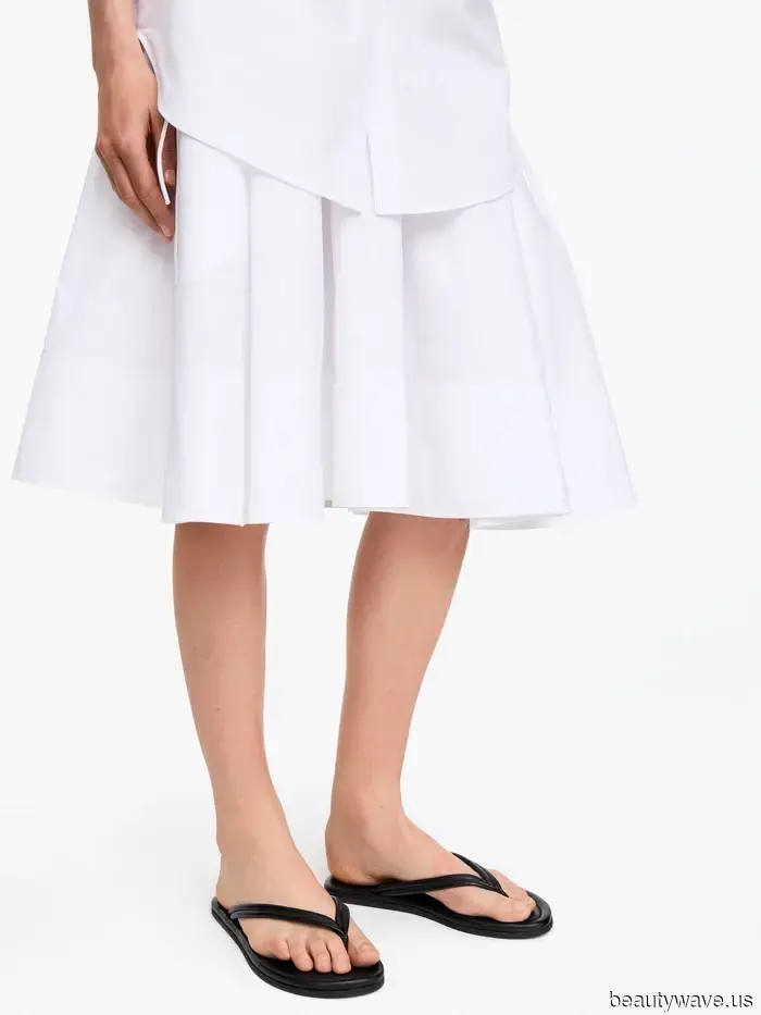 The Most Stylish Individuals Over 50 Concur: Midi Skirts Pair Perfectly With These Two Summer Shoe Styles.