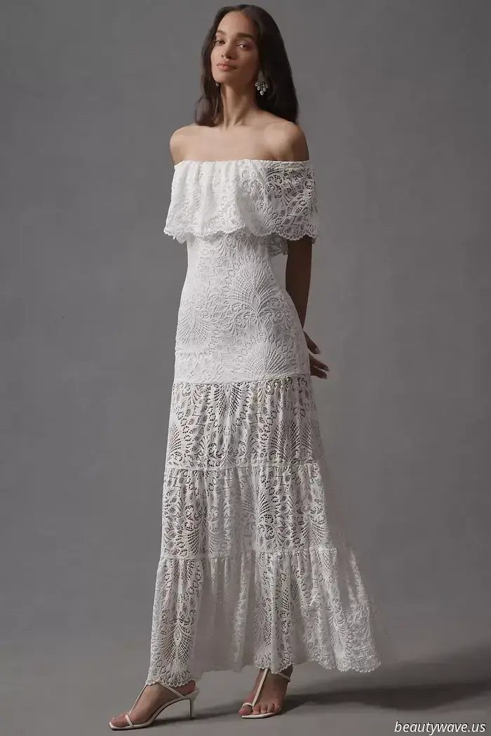 Adiós a los escotes corazón: Kirsten Dunst lució la bonita tendencia en vestidos de novia que las novias preferirán en 2026