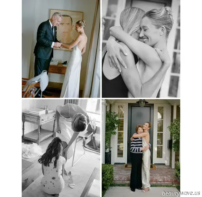 The owner of this vintage boutique chose to wear archival Calvin Klein for her intimate backyard wedding in Los Angeles.