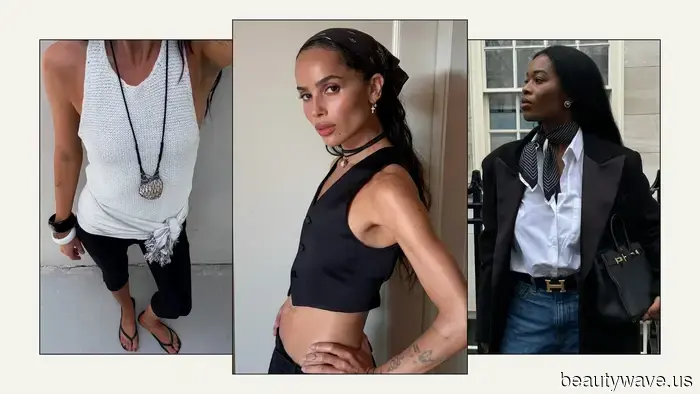 Siehe: Eine Lektion darin, wie man einen Seidenschal trägt, courtesy of New York, London und Paris' stilvollsten.