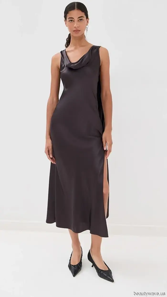 Это способ It-Girl носить нарядное платье днем.