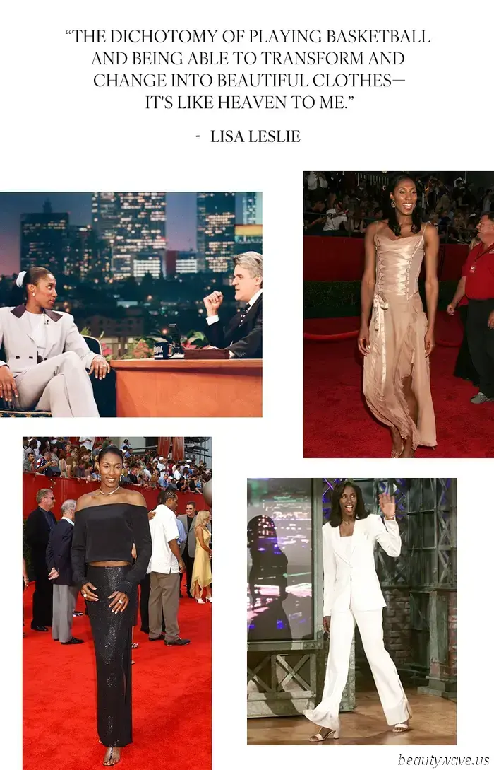 Lisa Leslie continua a vestirsi come una giocatrice della All-WNBA First Team.