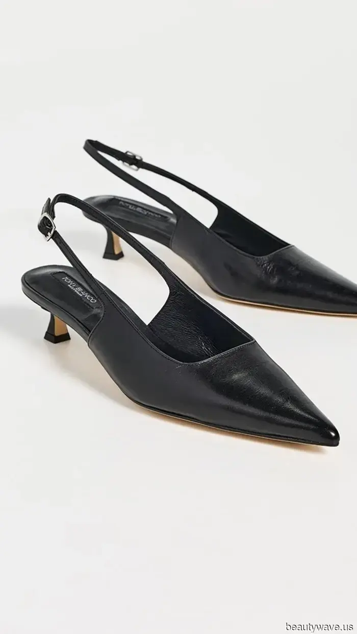 Women in their 40s seeking an elegant appearance can opt for this dress trend paired with these classic heels.