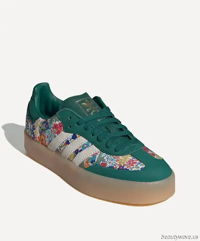 The collaboration between Adidas and Liberty London has just launched, and the Samba trainers are sure to sell out.