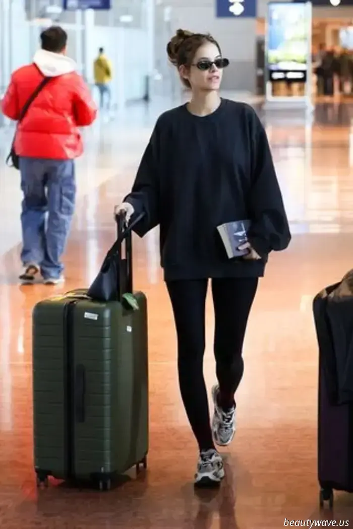 Auf dem Pariser Flughafen entdeckt: Der coolste Sneaker-Trend zum Tragen mit Leggings RN