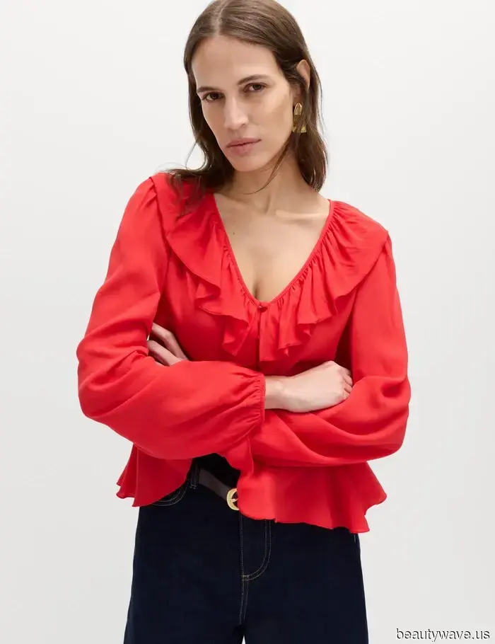 M&S has just announced that these 5 blouse trends will enhance the elegance of jeans, skirts, and linen trousers.