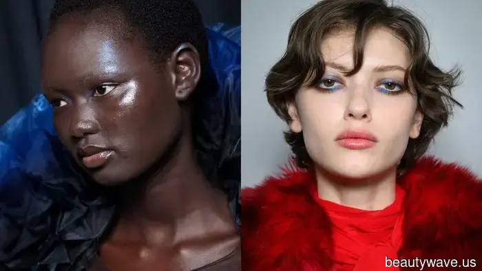 Dalle labbra macchiate di vino ai tocchi di lamé: 10 tendenze di bellezza per le festività che le persone del mondo della moda stanno salvando da mesi