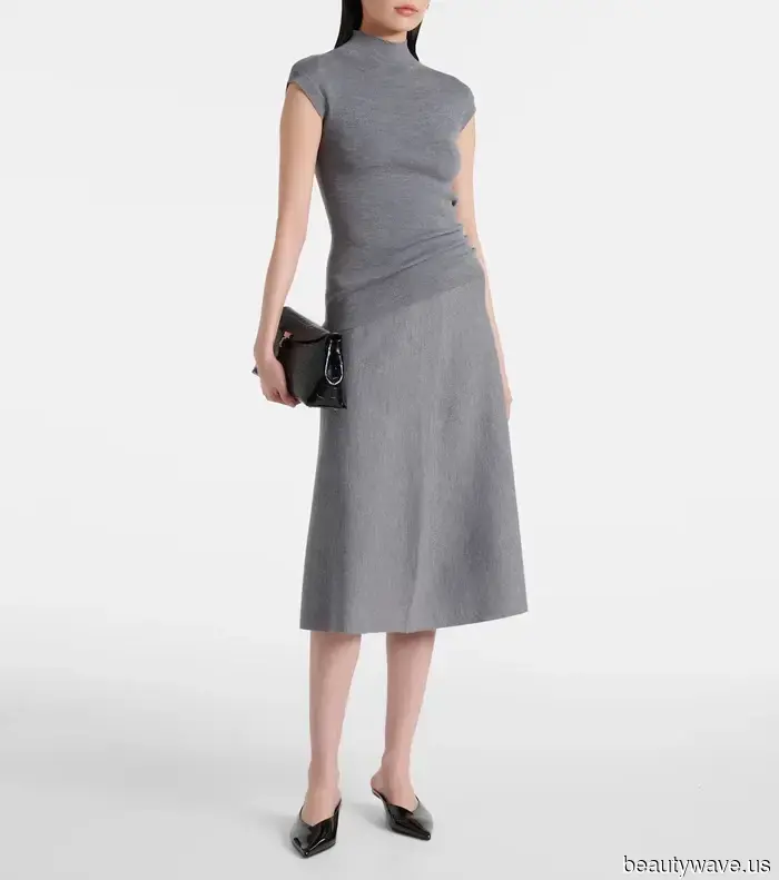 Polierte Kleider in Paris, London und New York City setzen im Winter auf diesen eleganten Rockstil.