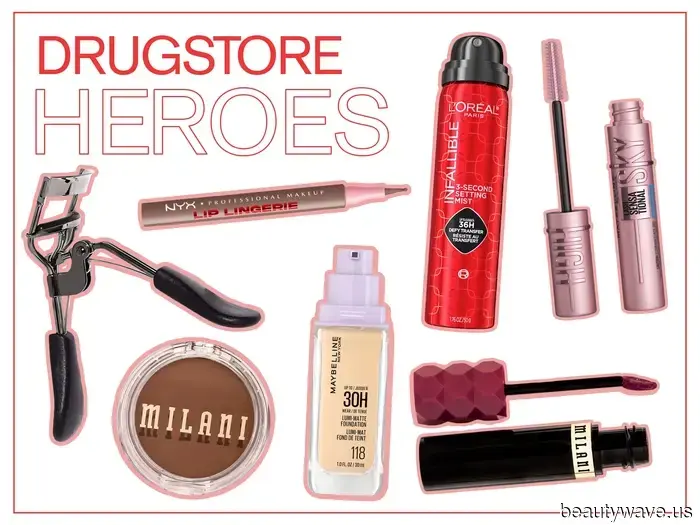 The makeup artist for Alexa Demie mentions that these drugstore products, priced at $16 or less, are essential items in her professional kit.