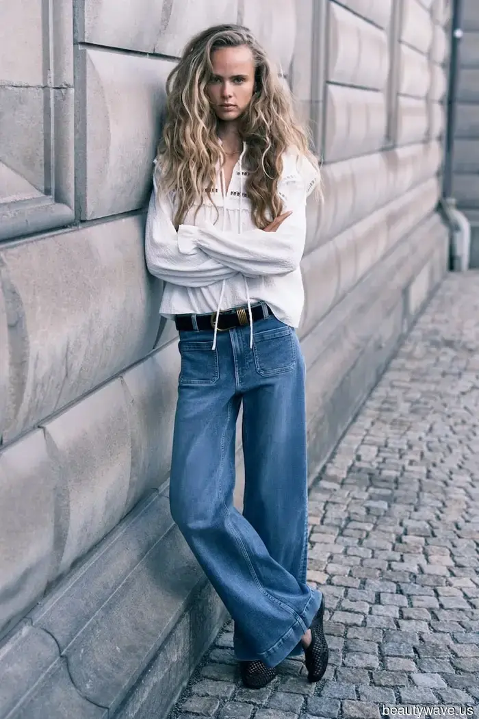 Pariser haben heimlich Skinny-Jeans durch diesen schicken Jeans-Trend ersetzt&mdash;jetzt sehe ich ihn bei M&S, Mango und…