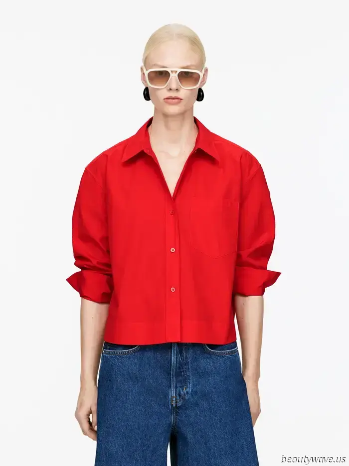 Más estiloso que una camisa blanca abotonada: este color de camisa específico es la clave para lucir chic este otoño