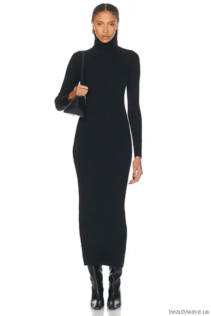 Das ist der dezente Kleid-Trend, den jeder im Winter mit Stiefeln trägt.