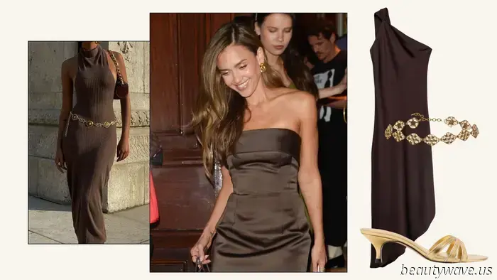 Le persone alla moda sanno che questa combinazione di colori dall'aspetto ricco rende i semplici vestiti estivi dieci volte più eleganti