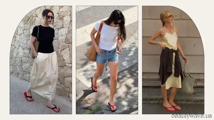 Black flip-flops are always stylish, but these 7 outfits demonstrate that this color is much more fashionable.