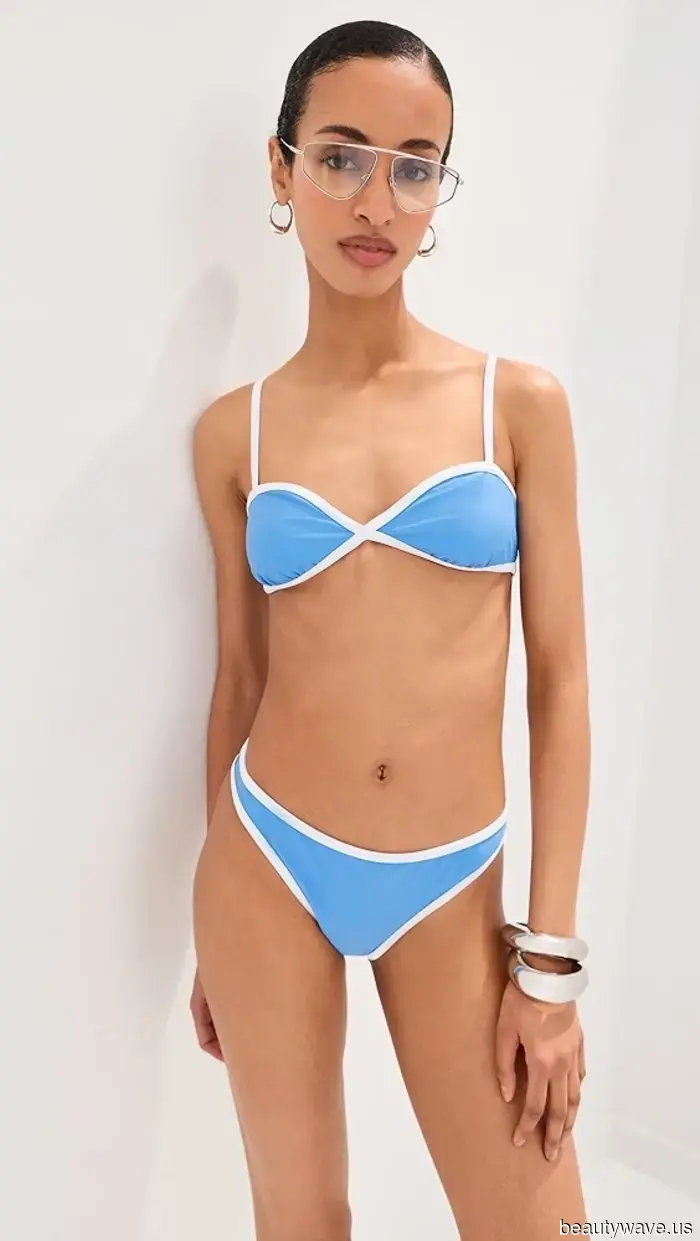 Flip-flops are quite predictable—this surprising flat alternative will elevate bikinis to a more sophisticated level.