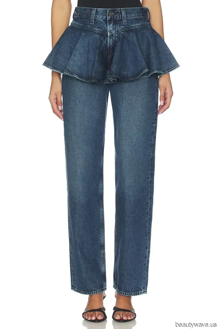 Los jeans peplum son la tendencia de denim más controvertida de 2026, y H&M acaba de lanzar una versión de $40.