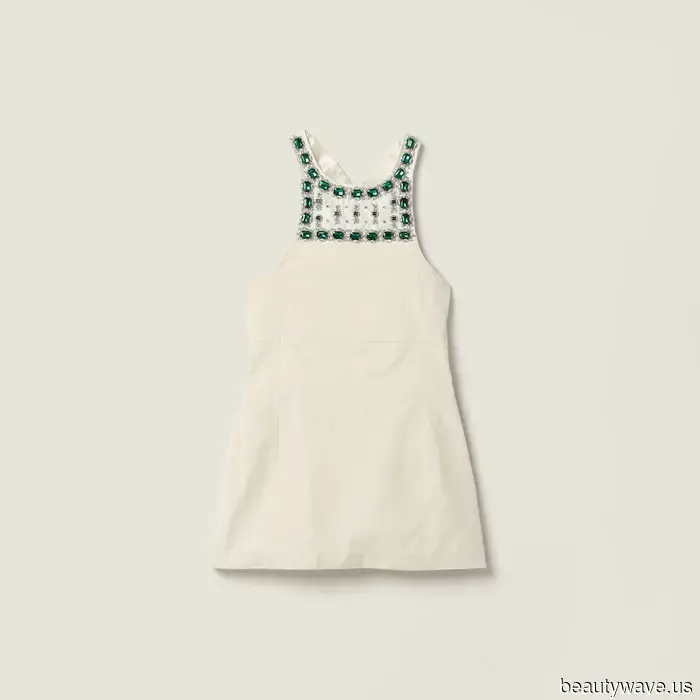 No, Not Floral—This Debated Spring Dress Trend Is Dominating New York, Thanks to Miu Miu.