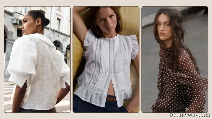 Zara has just confirmed it: These 5 blouse trends elevate the elegance of jeans, skirts, and linen trousers.