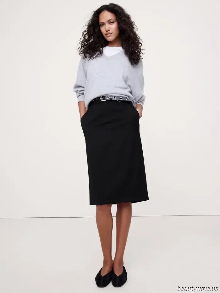 The Easy Styling Hack That Transforms Pencil Skirts from Business to Fashionable in Under 5 Seconds