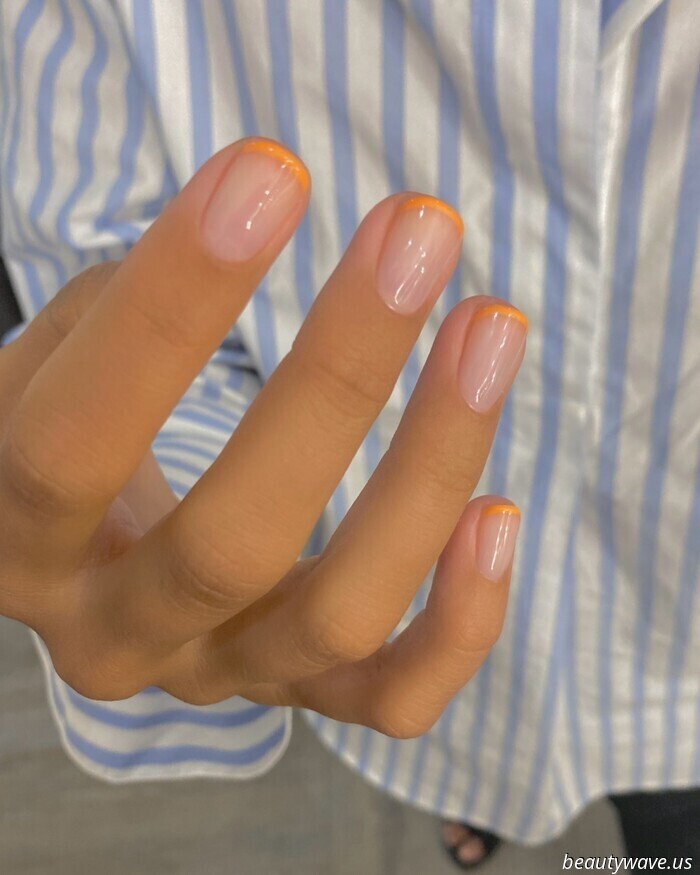 Orangefarbene Nägel sind alles, was ich gerade tragen möchte — 17 Designs, die ich fotografiert habe