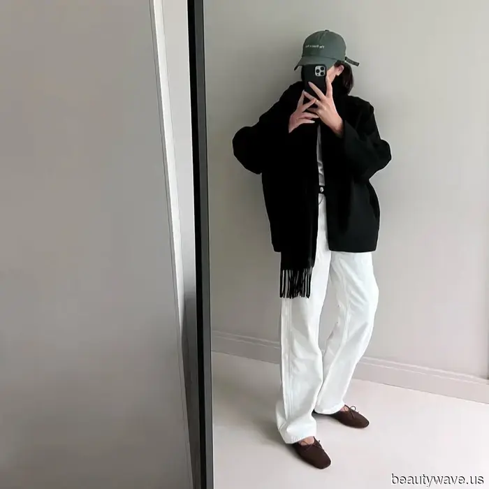 Suddenly, everyone is pairing this chic item with white pants.