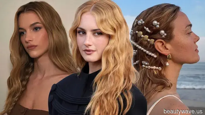 El colorista de Grace Van Patten dice que este tono de verano a otoño ofrece suaves vibraciones soleadas de la costa este.